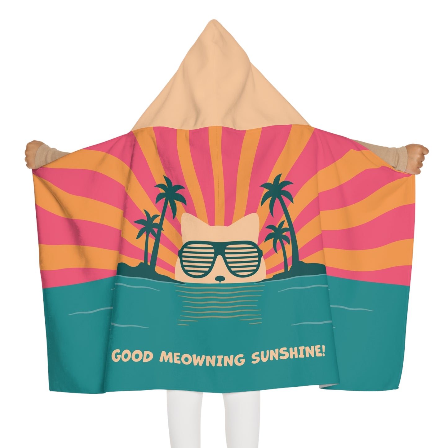 Good Meowning Kids' Hooded Towel