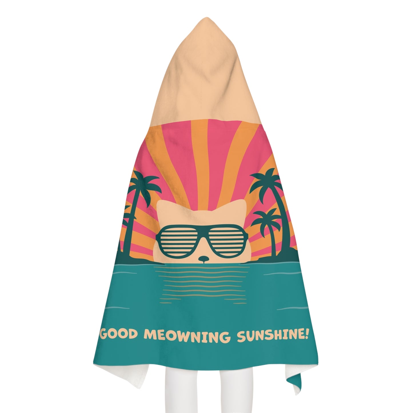 Good Meowning Kids' Hooded Towel