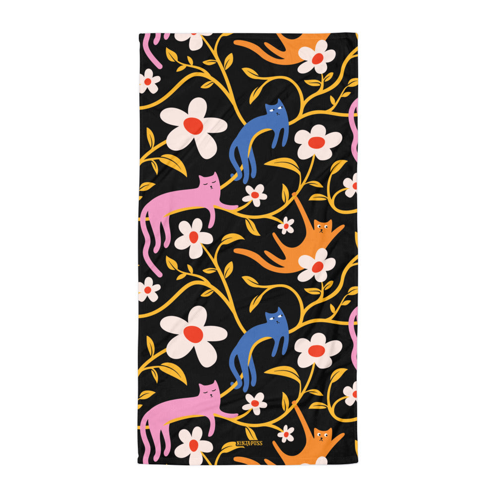 Cats Hanging Out Towel