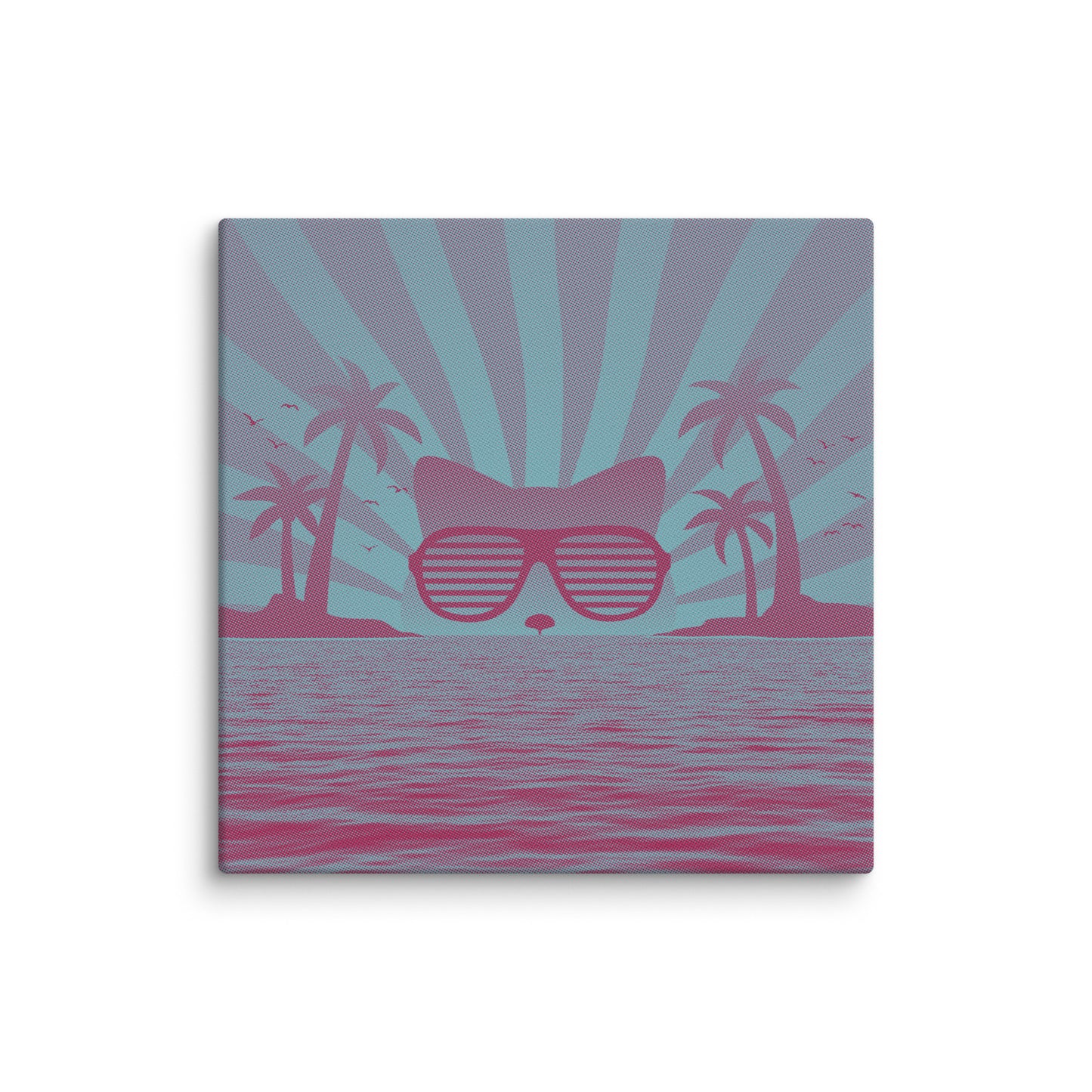 Sunset Cat Canvas