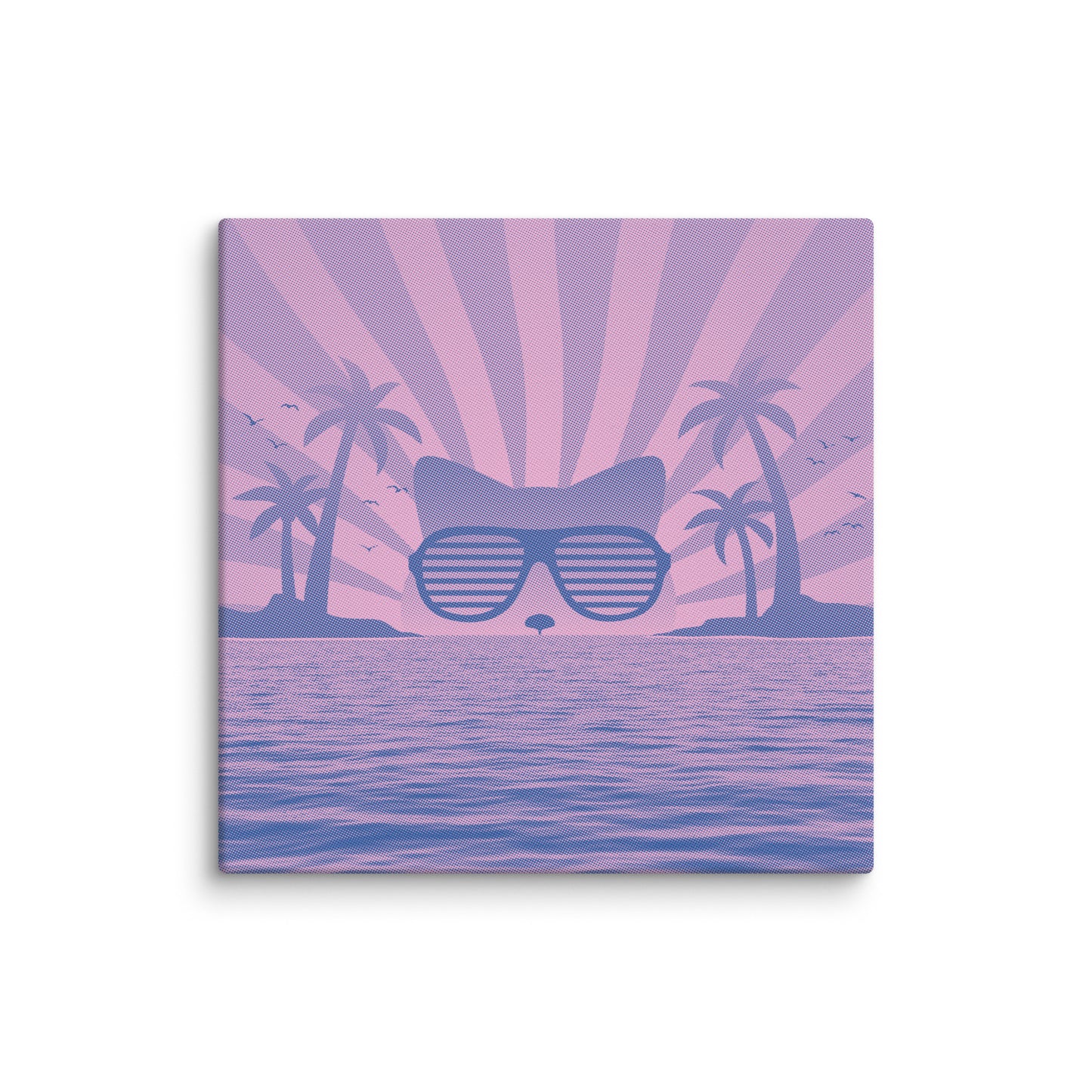 Sunset Cat Canvas