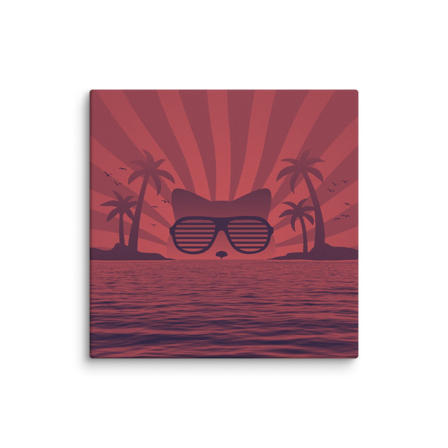 Sunset Cat Canvas