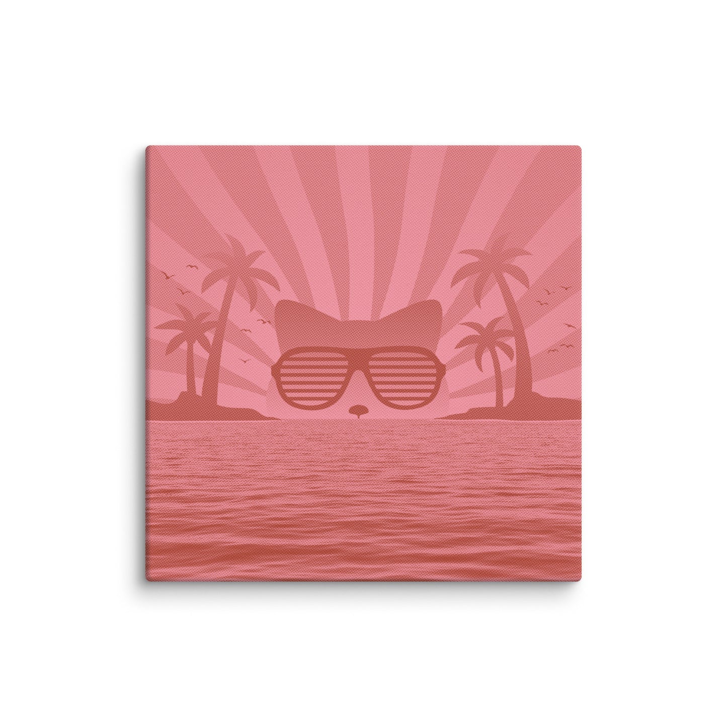 Sunset Cat Canvas