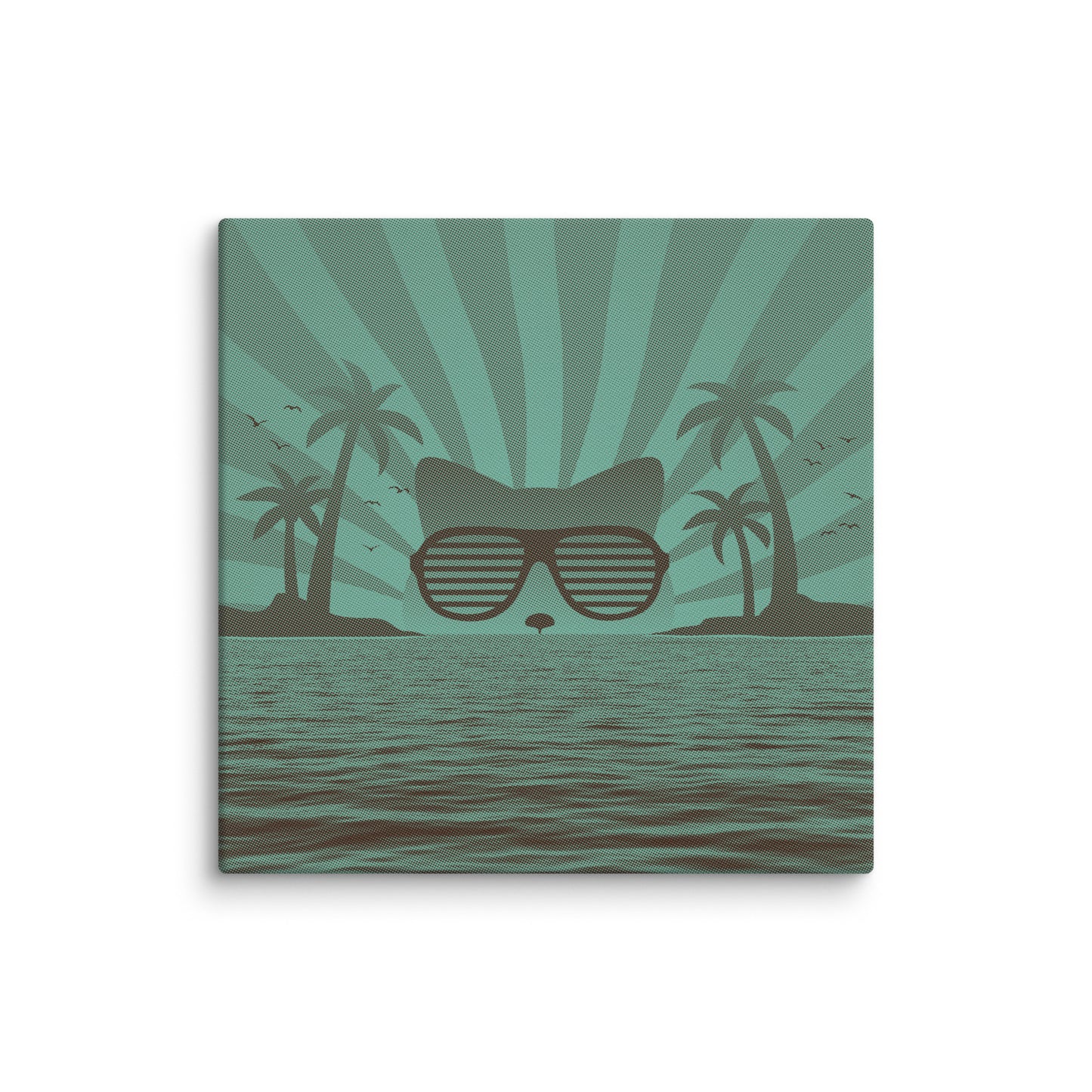 Sunset Cat Canvas