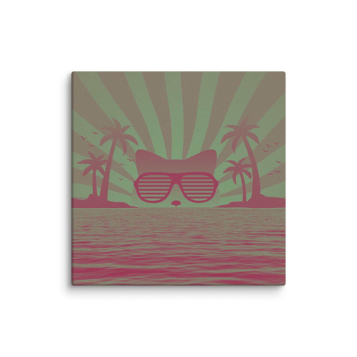 Sunset Cat Canvas