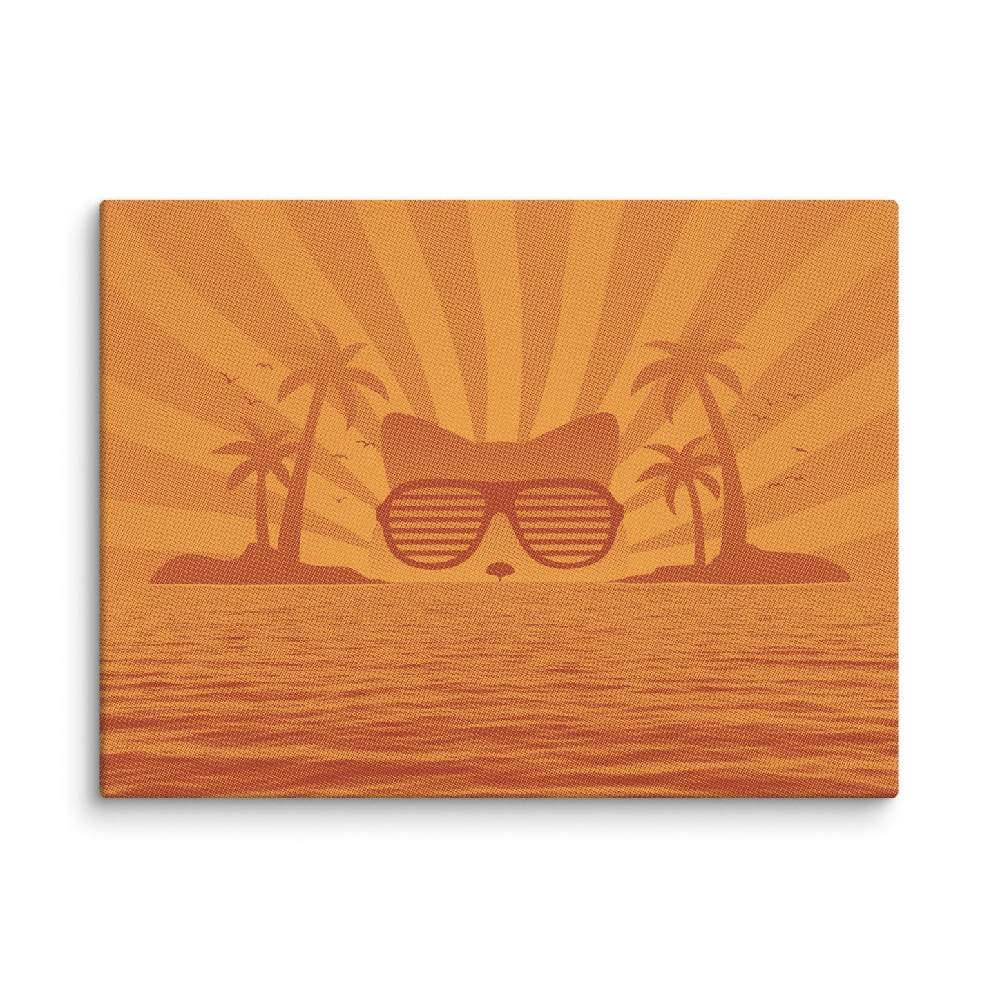 Sunset Cat Canvas