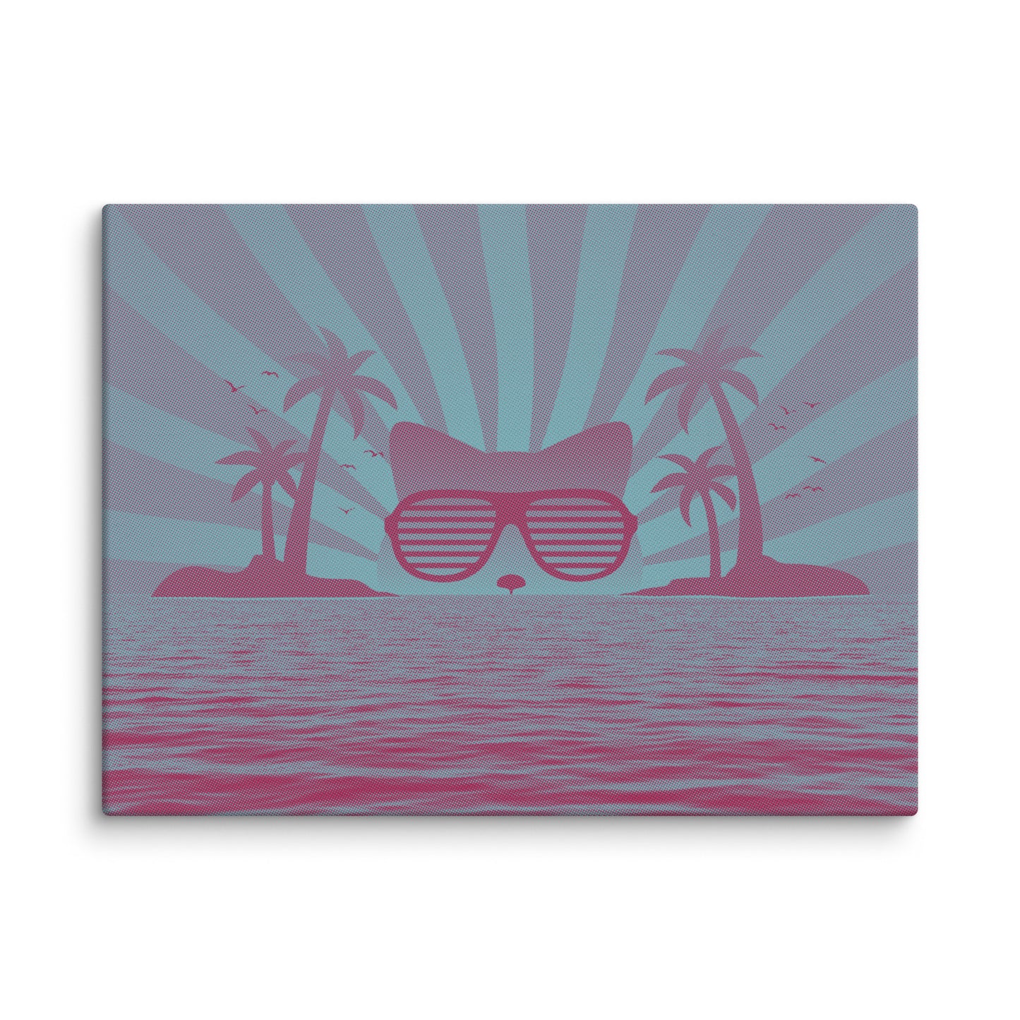 Sunset Cat Canvas
