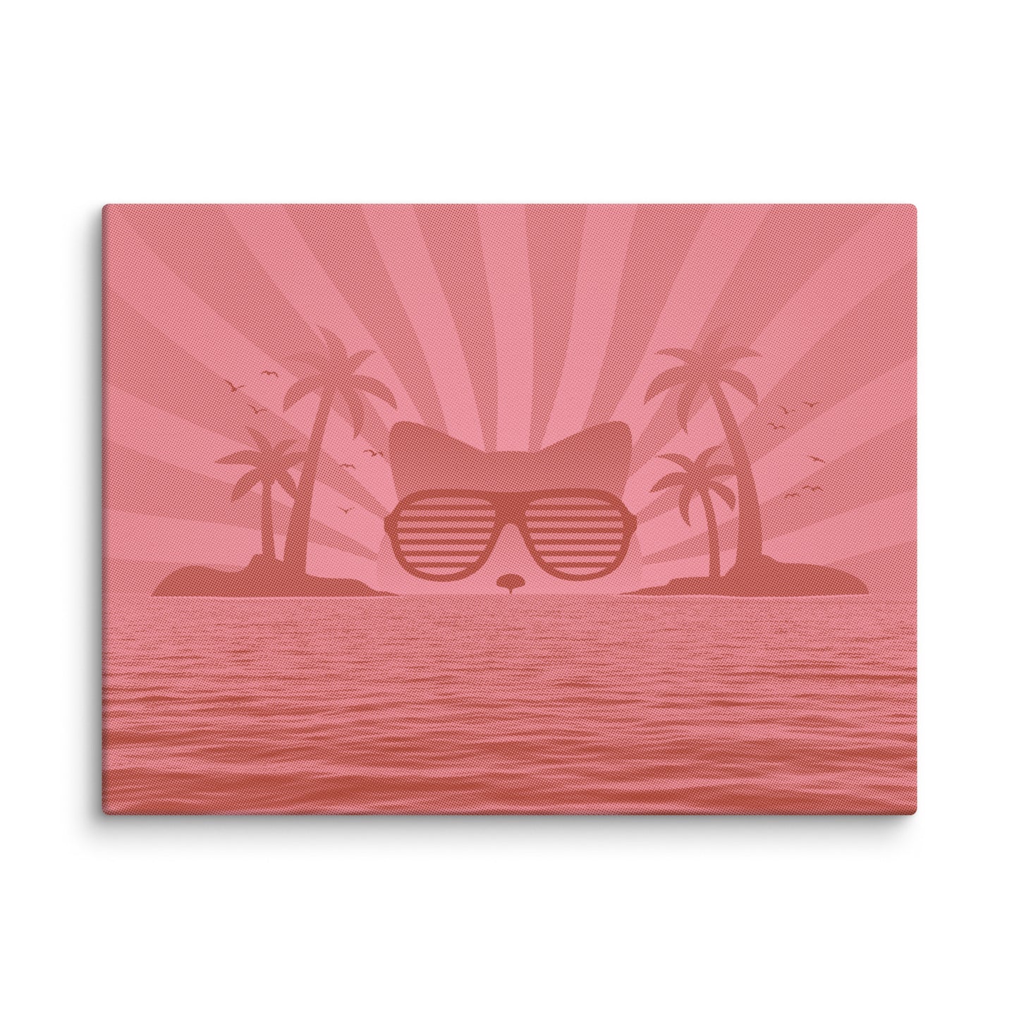 Sunset Cat Canvas