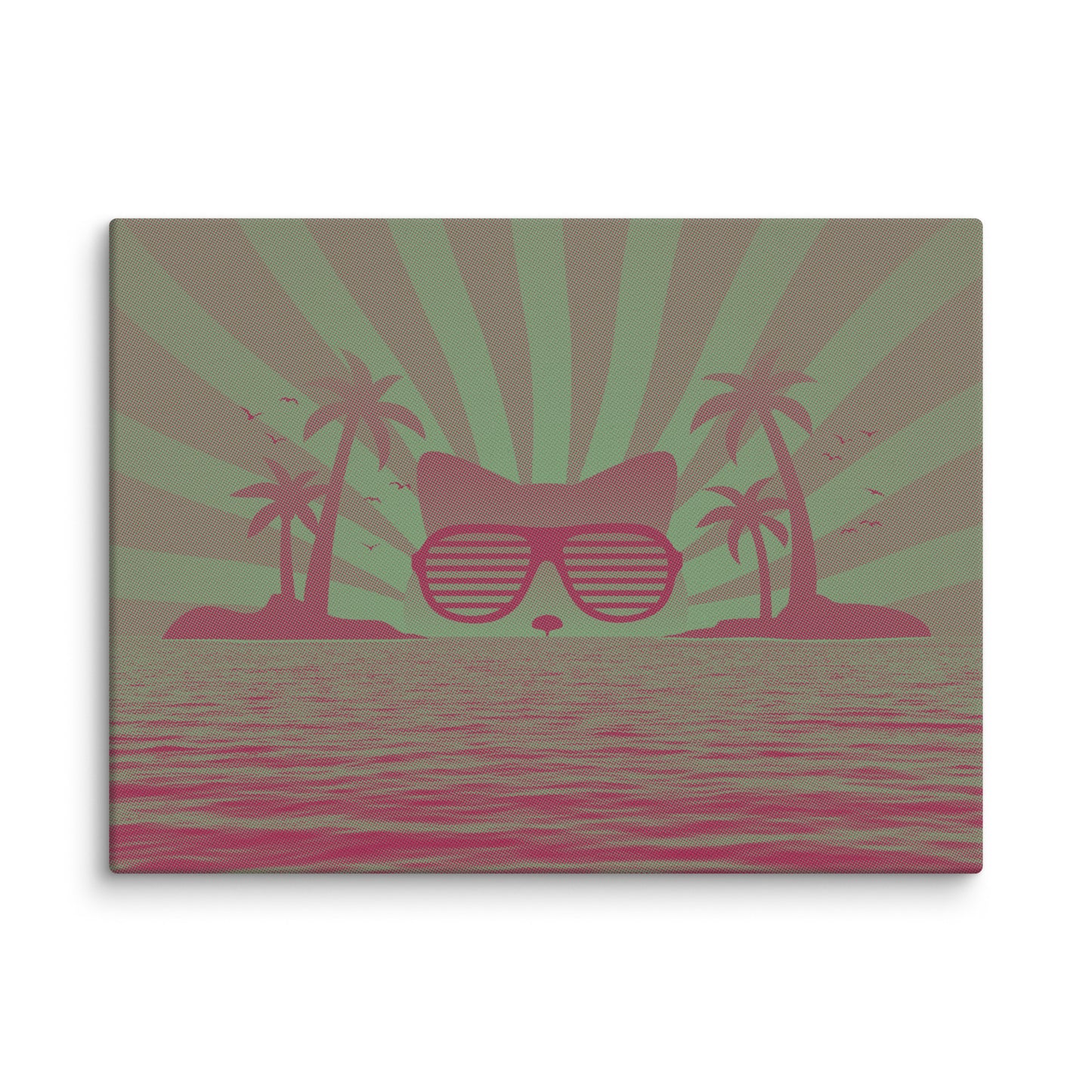 Sunset Cat Canvas