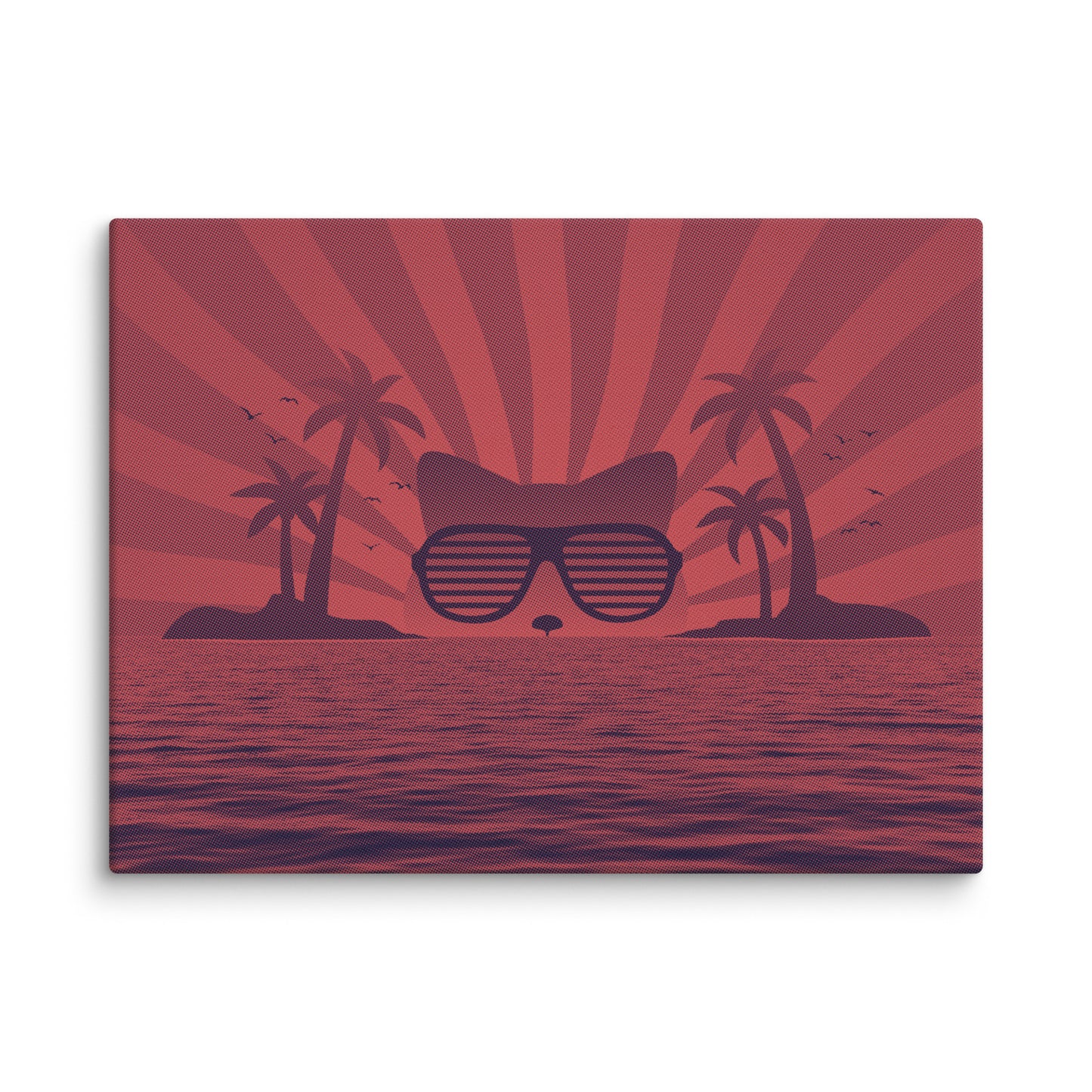 Sunset Cat Canvas