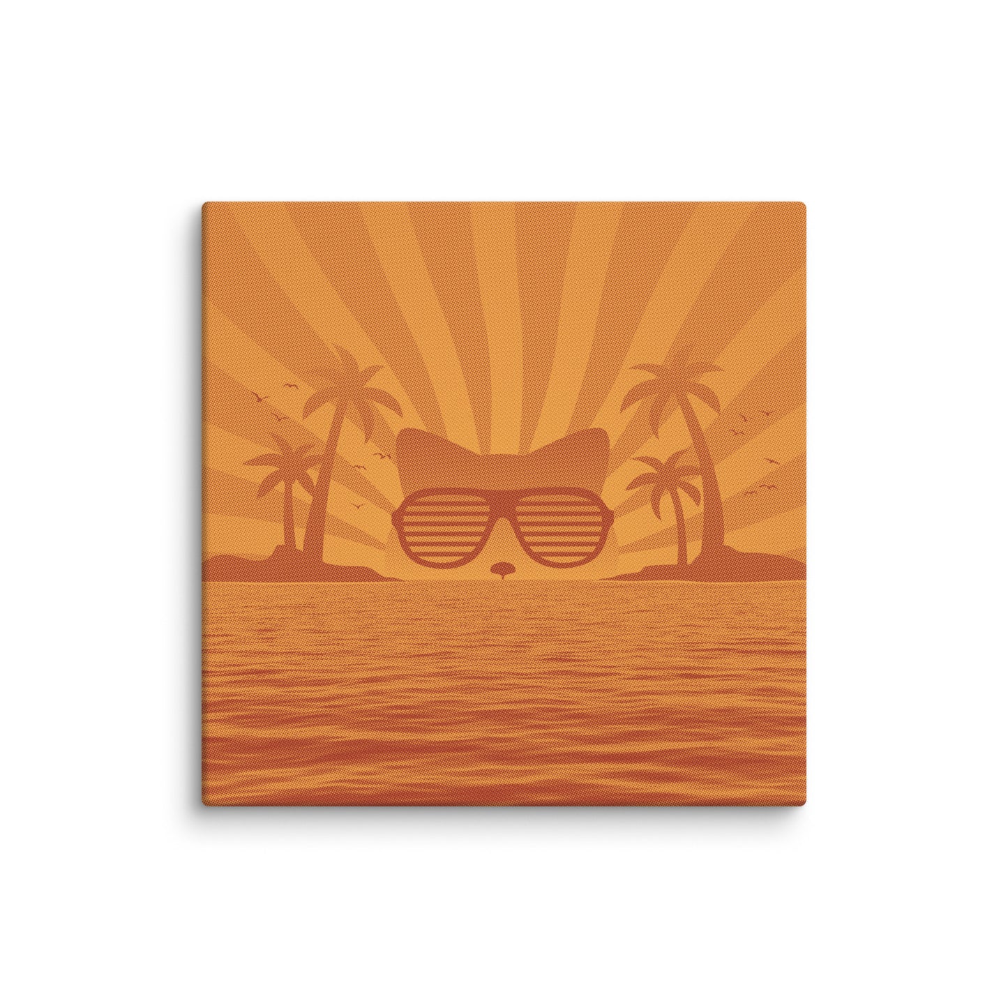Sunset Cat Canvas