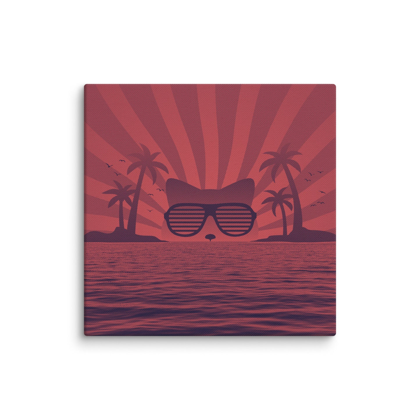 Sunset Cat Canvas