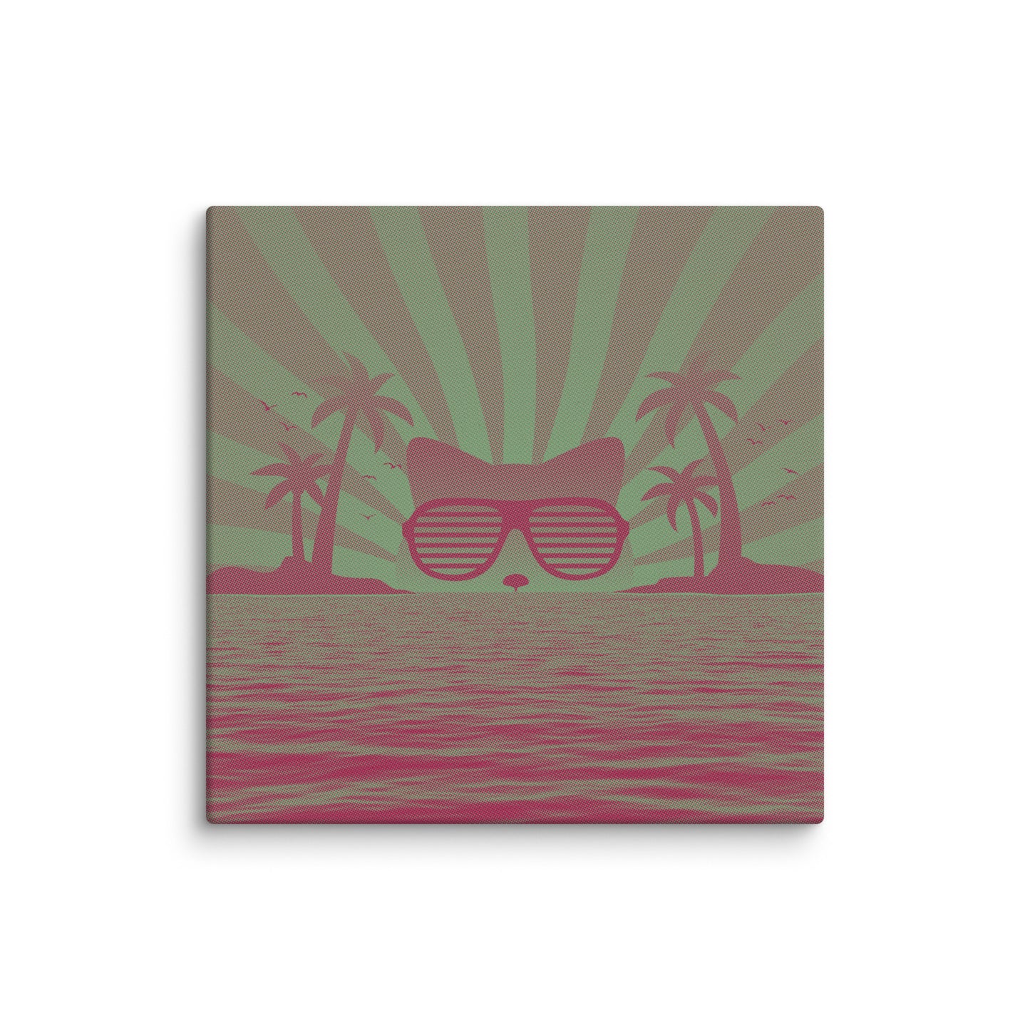 Sunset Cat Canvas
