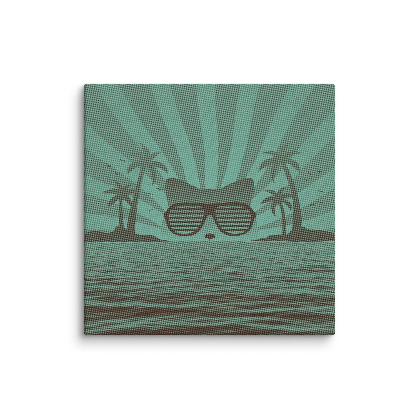 Sunset Cat Canvas