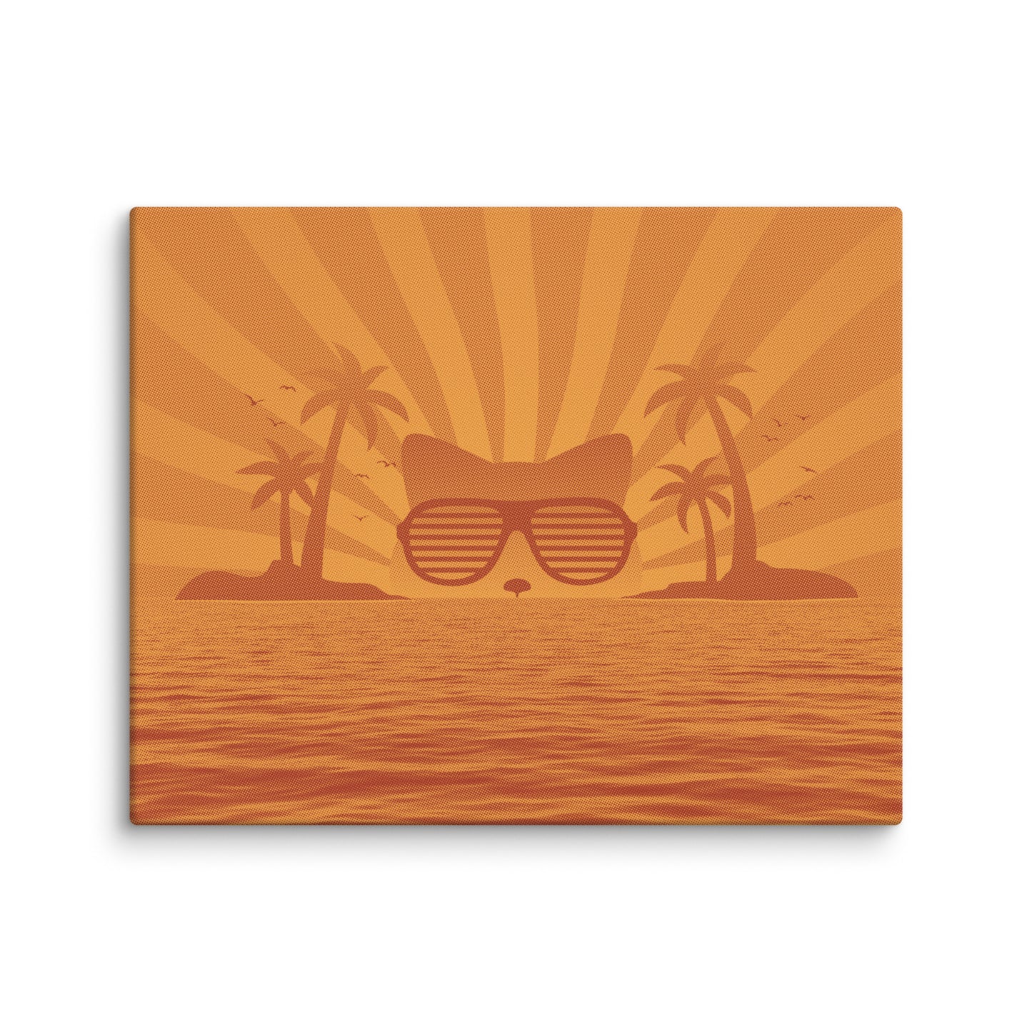 Sunset Cat Canvas