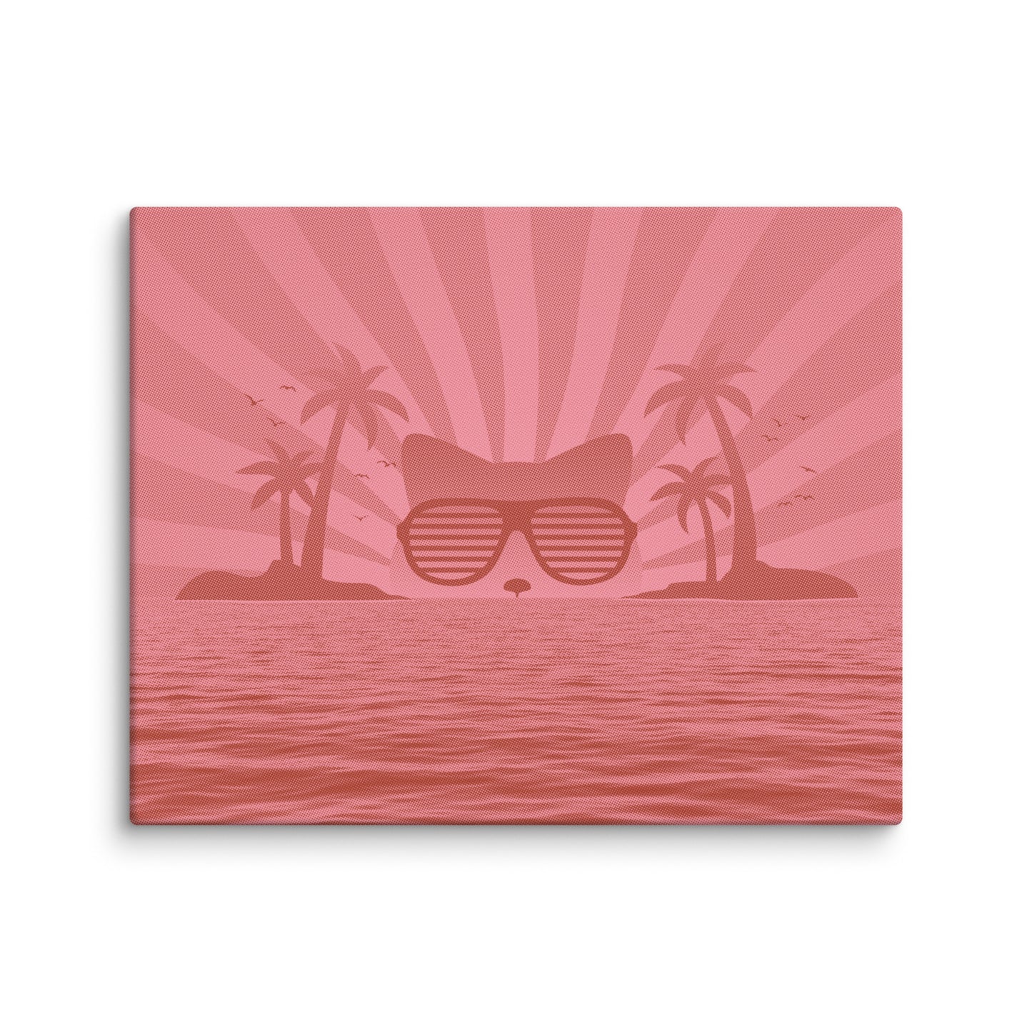 Sunset Cat Canvas