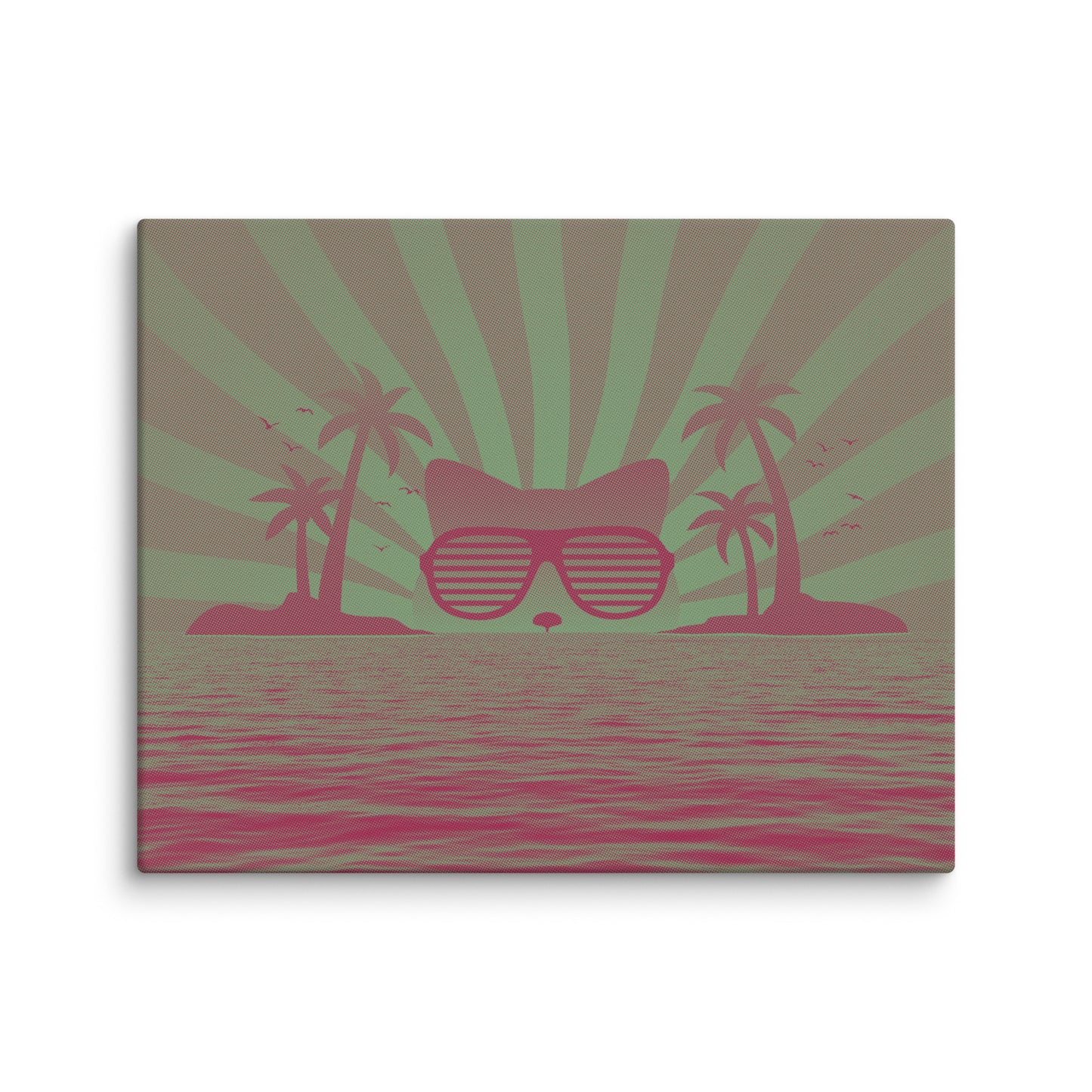 Sunset Cat Canvas