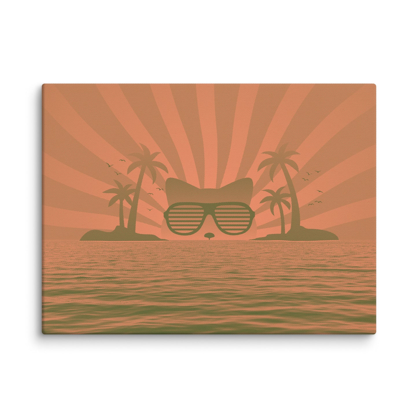 Sunset Cat Canvas