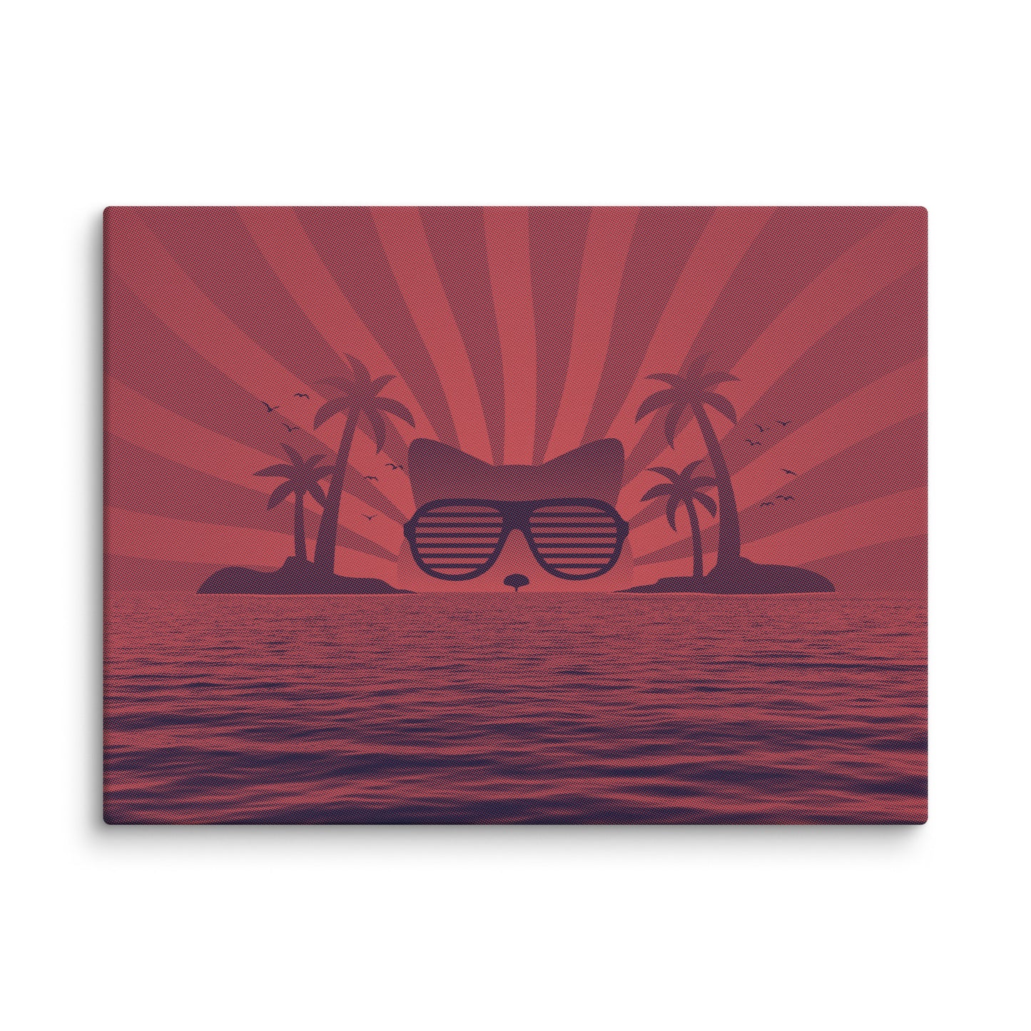 Sunset Cat Canvas