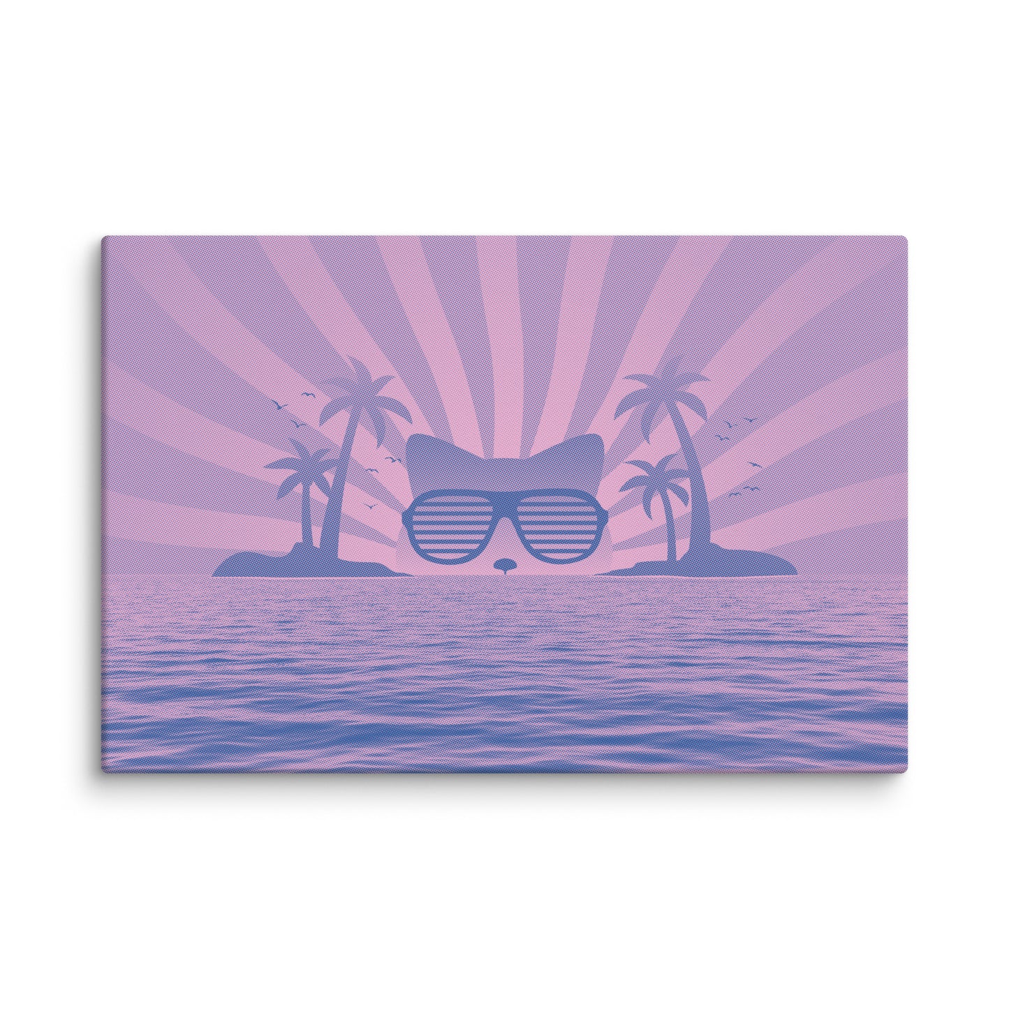 Sunset Cat Canvas
