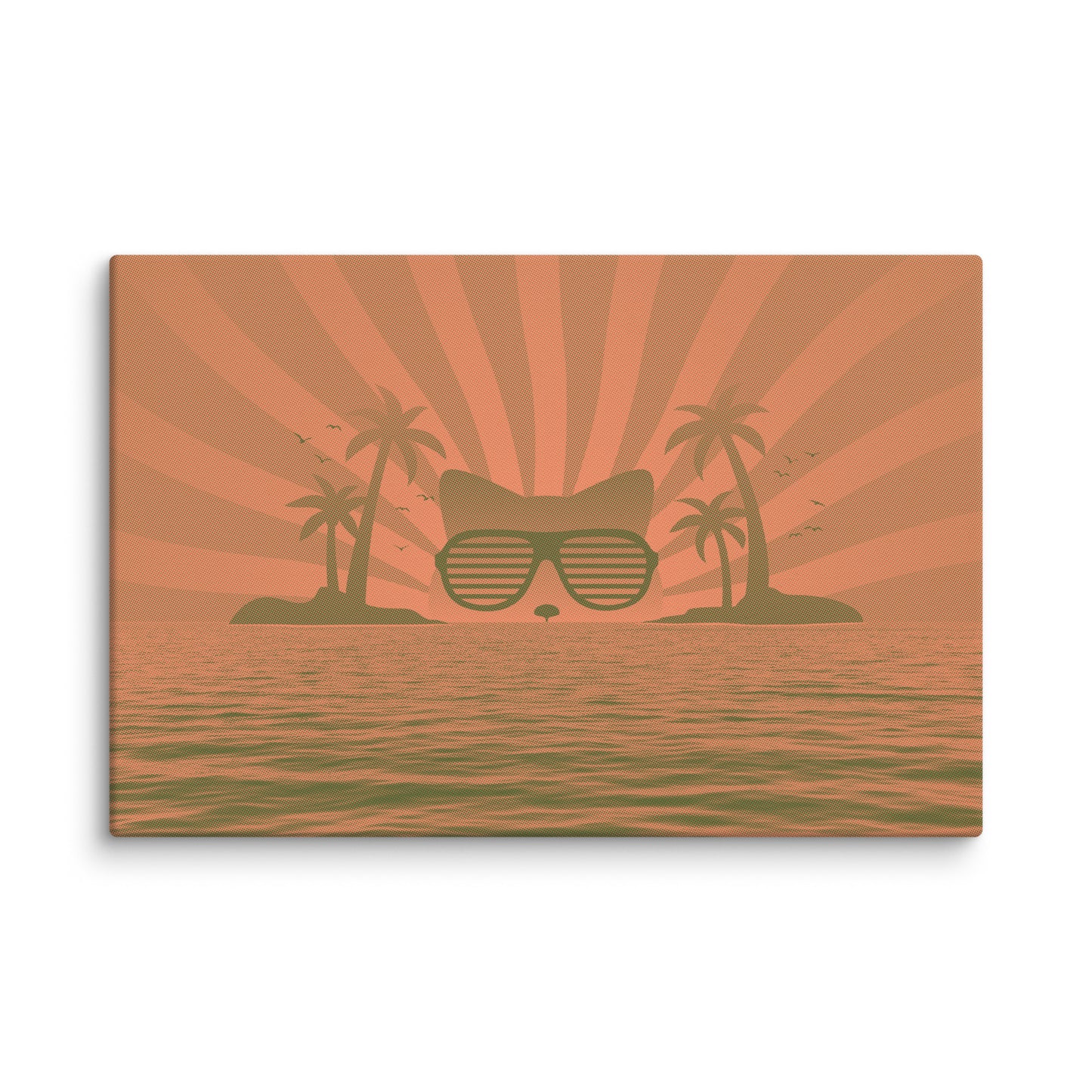 Sunset Cat Canvas