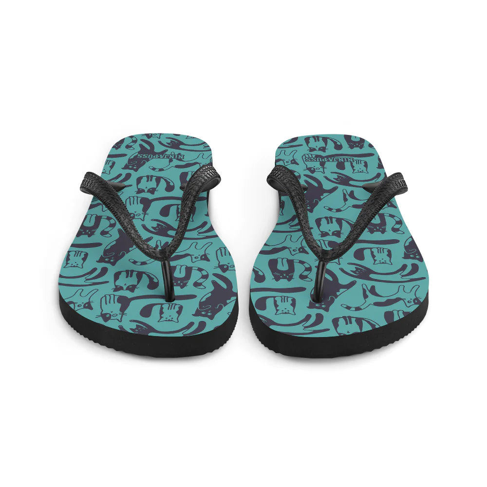 Fun Cats Flip-Flops