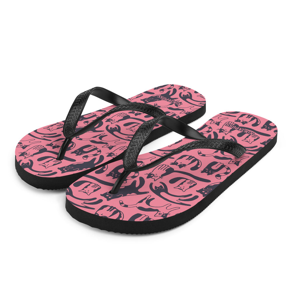 Fun Cats Flip-Flops