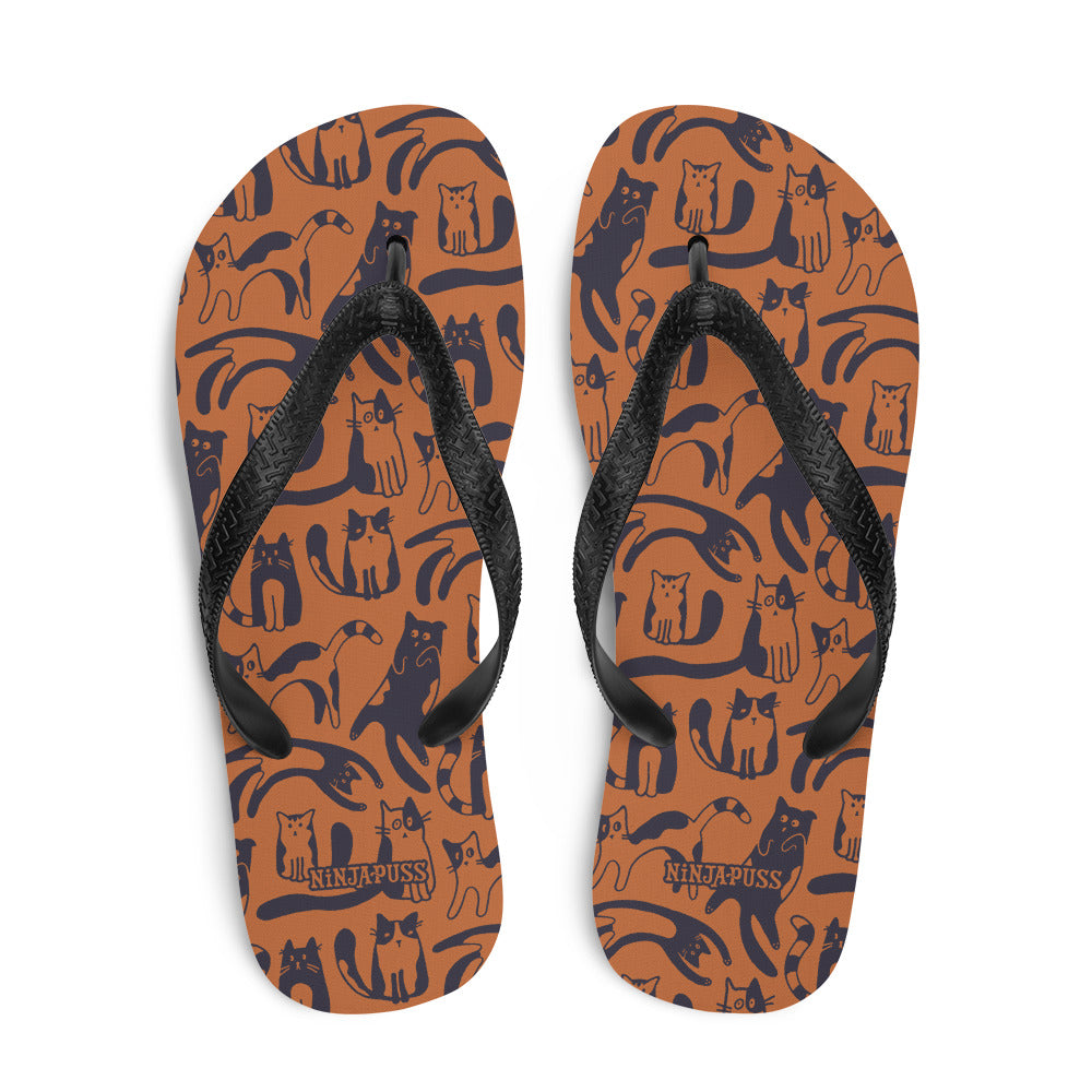 Fun Cats Flip-Flops
