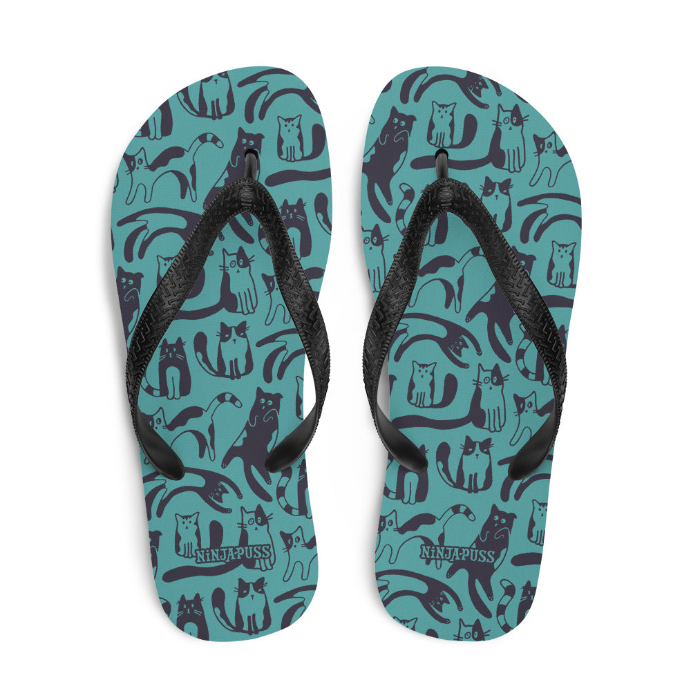 Fun Cats Flip-Flops