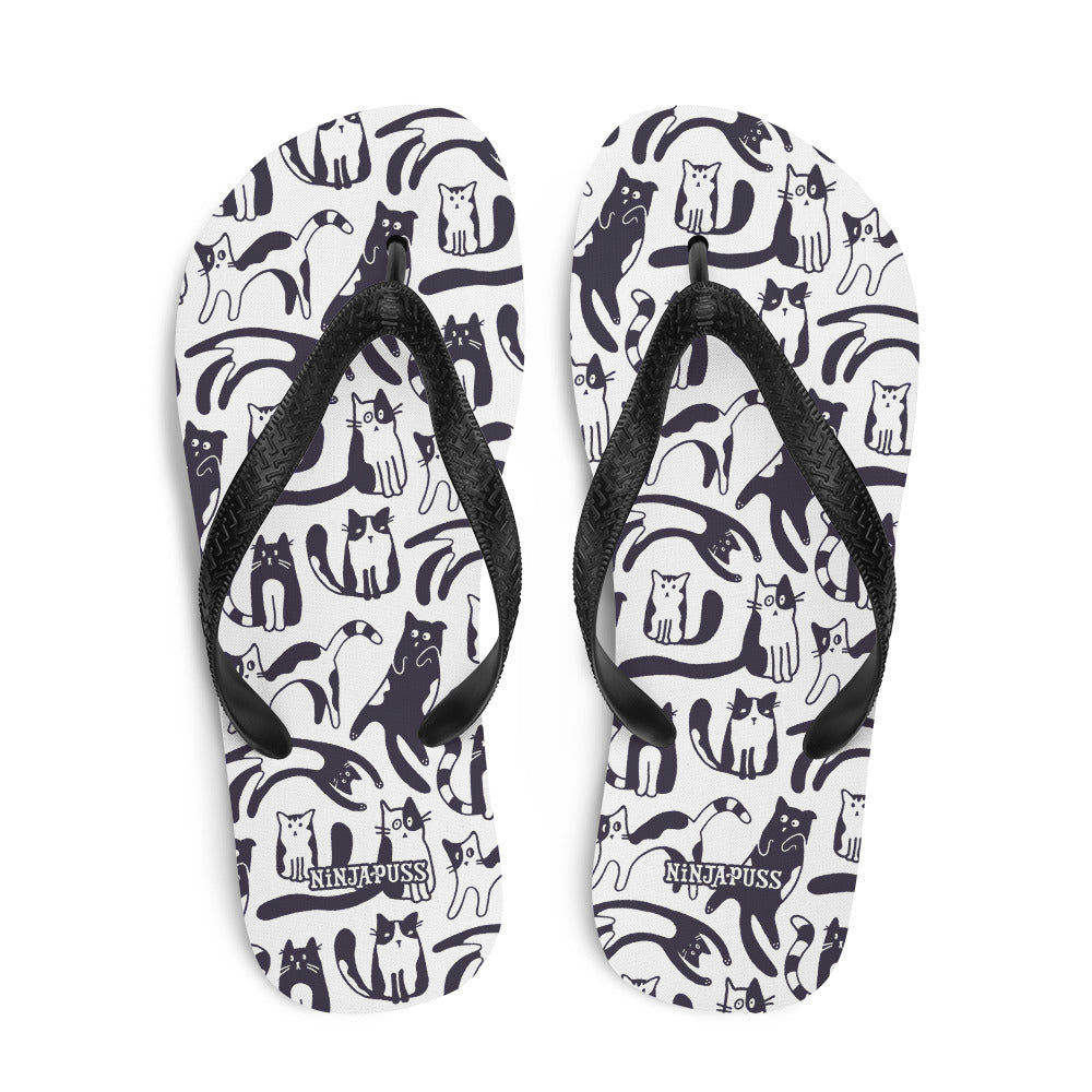 Fun Cats Flip-Flops