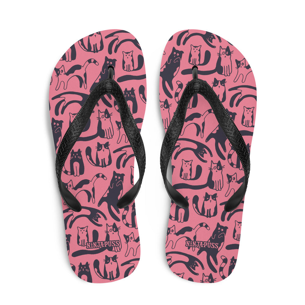 Fun Cats Flip-Flops